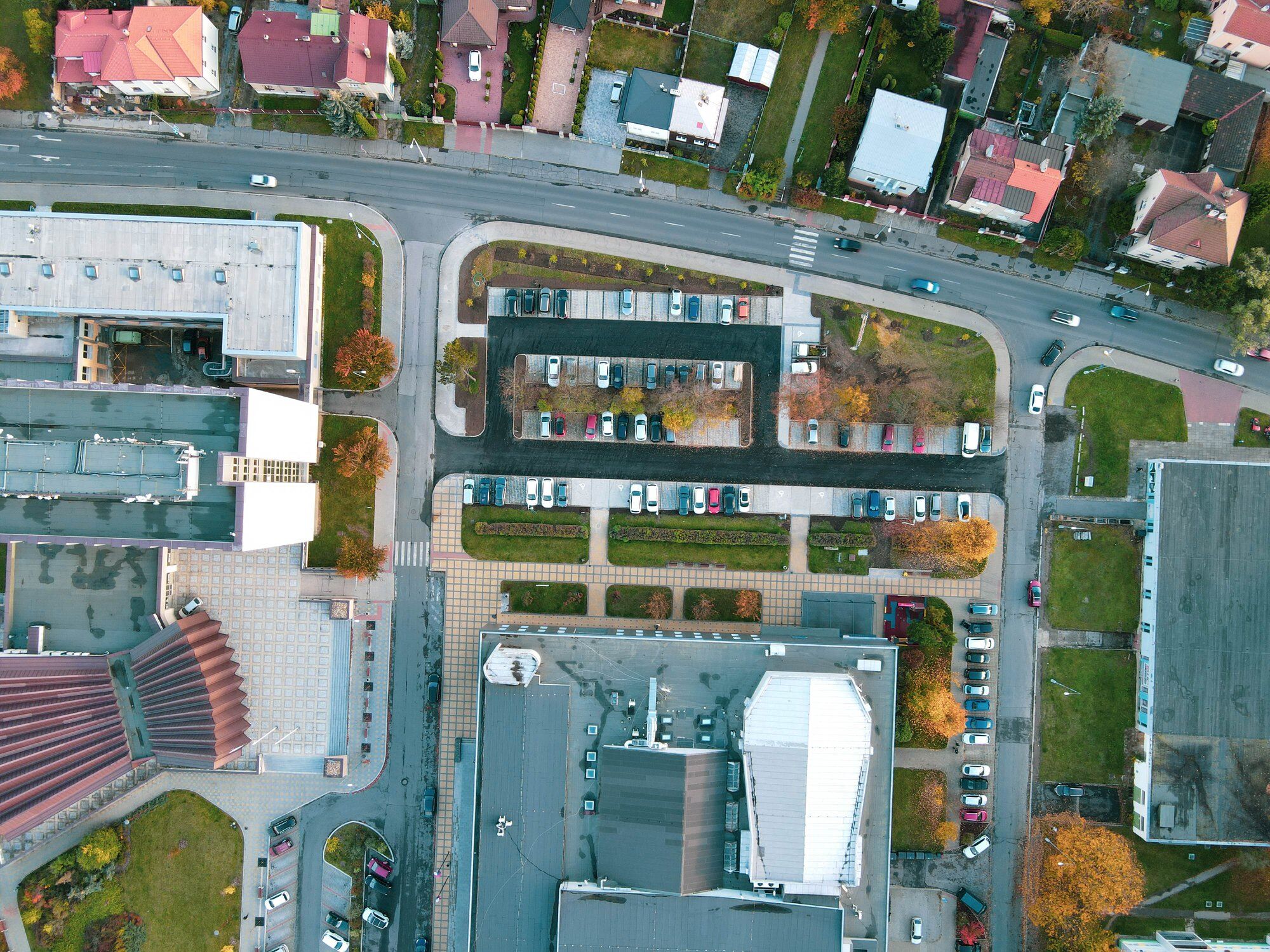 Parkoviště Sítná Josefa Čapka ODS Kladno